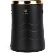 تصویر ظرف برنج بدون پیمانه استوانه ای با درب طلایی اورانوس B0011 