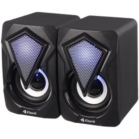 تصویر اسپیکر دو تکه Kisonli L-9090 Kisonli L-9090 Multimedia Speaker