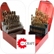 تصویر جعبه مته آهن کبالت 5 درصد کرافت 