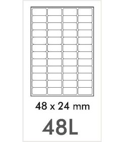 تصویر لیبل مات 48 قسمتی A4 - Novajet 