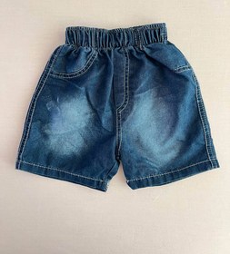 تصویر شلوارک جین ترک 7180 