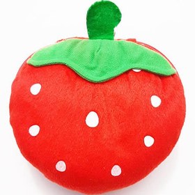 تصویر کیف سی دی ۲۴ عددی عروسکی طرح توت فرنگی مدل cd-Strawberry 