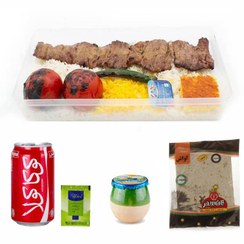 تصویر پک ویژه چلو کباب برگ مخصوص گوسفندی 