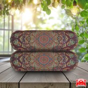 تصویر بالش لوله ای شاهکار قرمز 