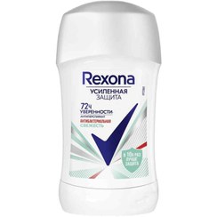 تصویر مام استیک صابونی 72 ساعته ضد تعریق زنانه رکسونا مدل Antibacterial Freshness حجم 40ml Rexona Antibacterial Freshness Woman Stick Deodorant