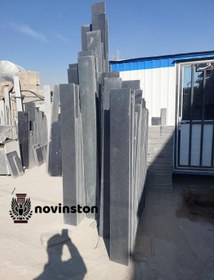 تصویر سنگ گرانیت مشکی نطنز سوپر عرض 20cm، طول 120cتا 160cm، ضخامت 2cm