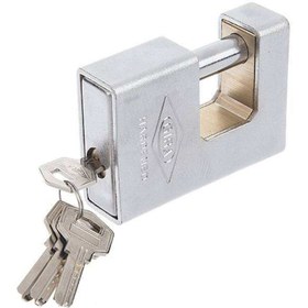 تصویر قفل کتابی گیرا Gira970 97mm کد 027 Gira 027 Padlock