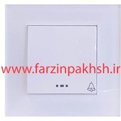 تصویر کلید تک پل دلند مدل آسا پلکسی سفید 