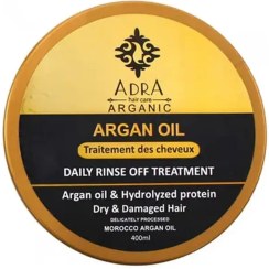تصویر ماسک مو مغذی با آبکشی آرگان حجم 400 میل آدرا Adra Nourishing Hair Mask with Argan Oil Rinse Out 400ml