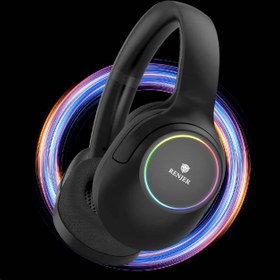 تصویر هدفون بلوتوث رنجر RENJER RJ-H220 RGB RENJER RJ-220 RGB Headphone Bluetooth