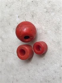 تصویر مهره مرجان قدیمی 