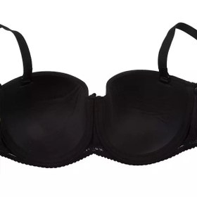 تصویر سوتین زنانه NBB 3616 اسفنجی فنردار پشت بند نامرئی 