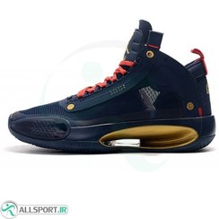 تصویر کفش بسکتبال مردانه ایر جرد ن Air Jordan 34 Blue-Gold 