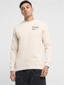 تصویر سویشرت نخی اسپاتریک با برش معمولی و یقه گرد برند only & sons Spatrick Regualer Fit Crew Ncek Sweatshirt