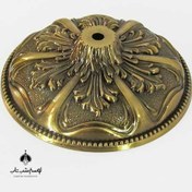 تصویر درب طوقه ایتالیا 17 سانت با آبکاری آنتیک چینی 