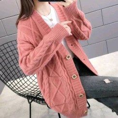 تصویر ژاکت بافت کد 5833 