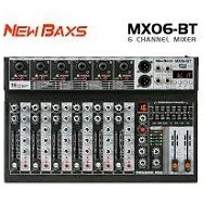 تصویر میکسر 6 کانال 99افکت مدل PROFESSIONAL MIXER 6-CHANNEL MX-06BT 