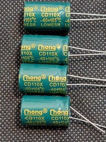 تصویر خازن الکترولیت 2200uF-25V electrolytic capacitor 2200uF-25V