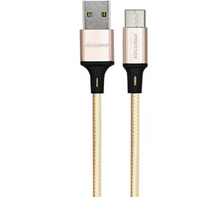 تصویر کابل تبدیل USB به USB-C کلومن مدل KD-61 KOLUMAN KD-61 USB TO USB-C CHARGE AND SYNC DATA CABLE