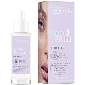 تصویر سرم لایه بردار حاوی نیاسینامید گود اسکین بی یلندا BIELENDA GOOD SKIN ACID PEEL SERUM