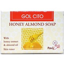 تصویر صابون عسل و بادام 125گرمی گل سیتو Gol Cito Honey Almond Soap 125g