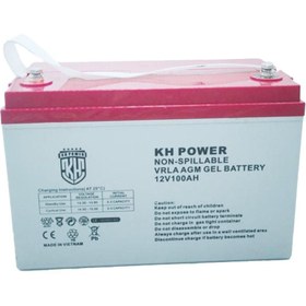 تصویر باتری خشک 100 آمپر 12 ولت KH Power ویتنام - 5 ماه گارانتی ا KH Power VRLA lead acid 12v rechargable battery - 100Ah KH Power VRLA lead acid 12v rechargable battery - 100Ah