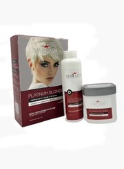 تصویر کرم بی رنگ کننده مو استارلیدی مدل پلاتینیوم بلوندر (بسته بندی جدید ) 