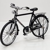 تصویر ماکت دوچرخه لحاف دوزی مشکی(bicycle classical) 