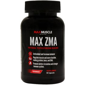 تصویر كپسول مكس زد ام ای (ZMA) 90 عدد مكس ماسل Max Muscle Max ZMA 90 Capsules