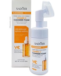 تصویر سادور فوم شستشو صورت منافذباز 120میل عصاره پرتقال SADOR face wash foam open pores orange extract 120ml