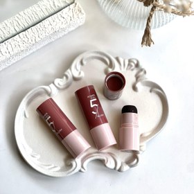 تصویر رژگونه پودری پددار - کد06 