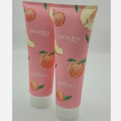 تصویر نمک بدن هلو 250 گرم روشن کننده و نرم کننده پوست 