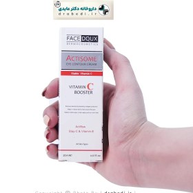 تصویر کرم دور چشم اکتی زوم فیس دوکس حاوی ویتامین سی 20 میلی لیتر Face Doux Actisome vitamin C Eye Cream 20 ml