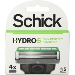 تصویر یدک خودتراش شیک Schick مدل Hydro 5 Sensitive بسته 4 عددی 