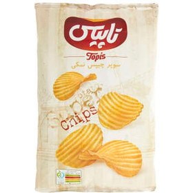 تصویر سوپر چیپس نمکی تاپیس مقدار 185 گرم Topis Potato Super Chips 185gr