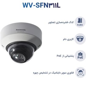 تصویر دوربین مداربسته پاناسونیک مدل WV-SFN311 