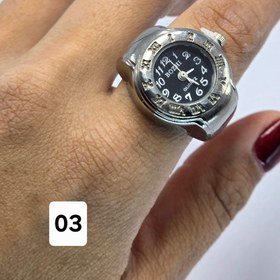 تصویر انگشتر ساعتی 