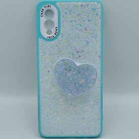 تصویر کاور گوشی سامسونگ مدل A02 رنگ فیروزه ای 