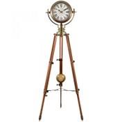 تصویر ساعت سه پایه مدرن لوتوس مدل MFC9124-ROMERO با متریال چوب و فلز 
