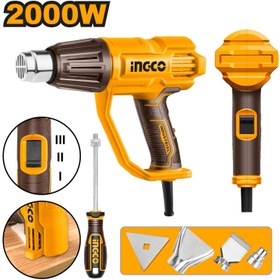 تصویر سشوار صنعتی اینکو مدل HG200078 ظرفیت ۲۰۰۰ وات 