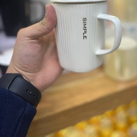 تصویر ماگ اداری دو رنگ 