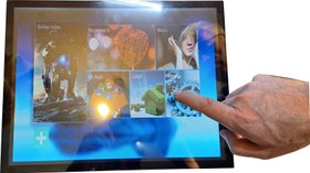 تصویر مانیتور تاچ ، لمسی 15 اینچ مدل بدون فریم جهت نصب روی پانل 