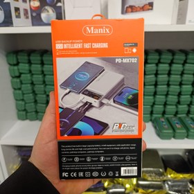 تصویر پاوربانک 20هزار سوپرفست شارژ MANIX PD-MX702 MANIX PD-MX702