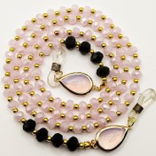 تصویر بندعینک صورتی کریستالی مدل دلوان بلتاگالری 