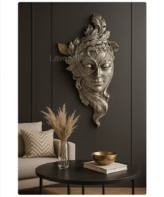 تصویر دیوارکوب پلی استر طرح ماسک بالماسکه 