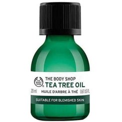 تصویر روغن ضدجوش بادی شاپ مدل tea tree حجم 20 میلی لیتر The body shop anti inflammatory oil tea tree model 20ml