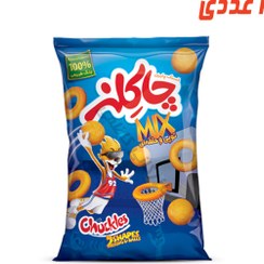 تصویر اسنک توپی و حلقه ای 65 گرم چاکلز 