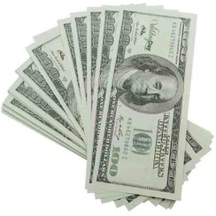 تصویر اسکناس تزئینی مدل 100 دلاری طرح پیوندتان مبارک کد 01 بسته 50 عددی 