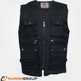 تصویر جلیقه خبرنگاری کتان ا Linen journalist vest Linen journalist vest