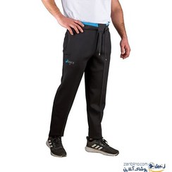 تصویر شلوار اسپرت غواصی مردانه مدل asics راستا کمر کش 